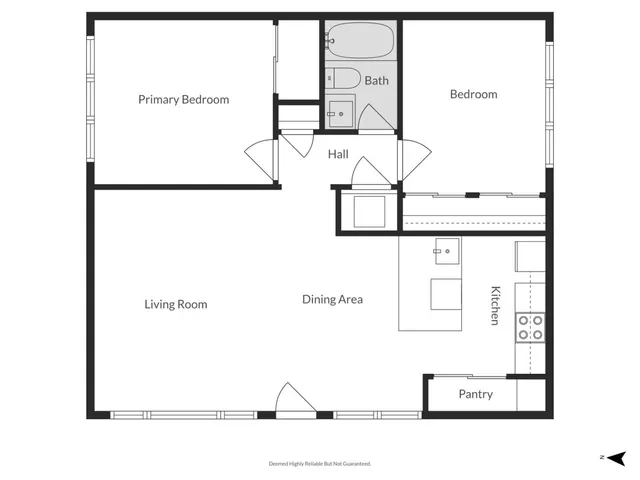 a picture of a floor plan
