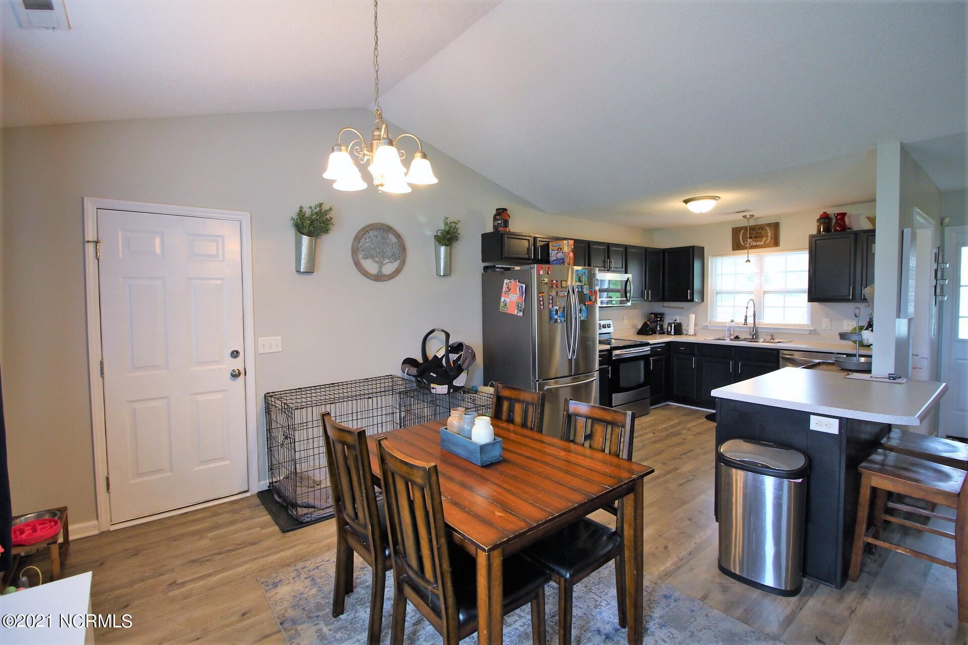 594 Godette School Road Havelock, NC 28532 - Photo 10 of 37 Dining area will accommodate a much larger family table!
