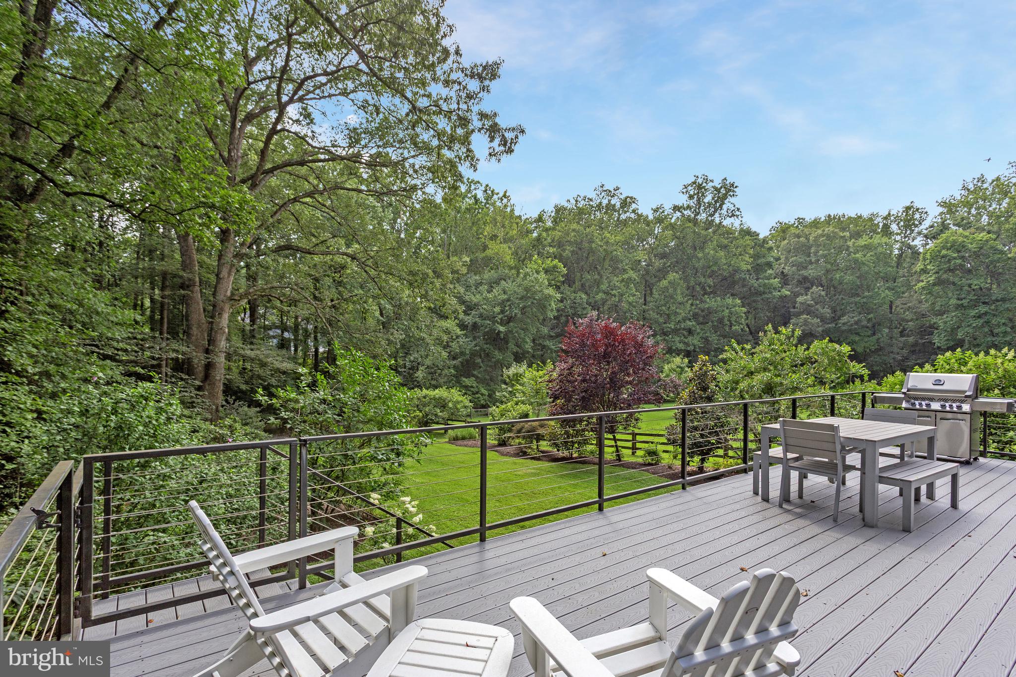 718 Springvale Road Great Falls, VA 22066 - Photo 44 of 57 a view of a chairs and table on the wooden deck
