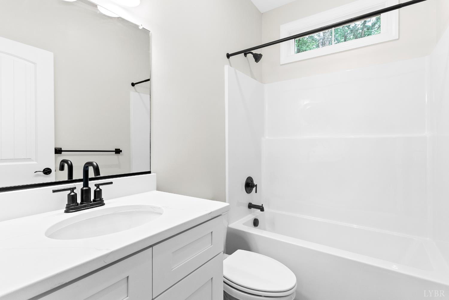 5610 Old Cifax Road Goode, VA 24556 - Photo 29 of 49 a bathroom with a sink a toilet and a bathtub