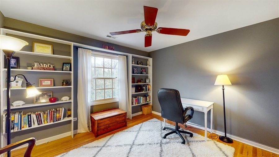 6 Knoll Ridge Road Rolling Meadows, IL 60008 - Photo 27 of 37 a view of a workspace with furniture and a window