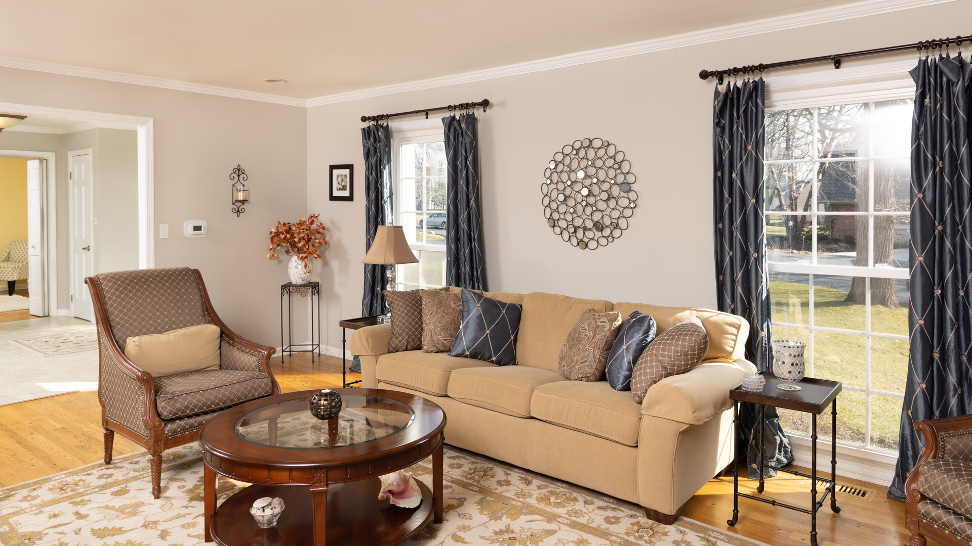 6 Knoll Ridge Road Rolling Meadows, IL 60008 - Photo 4 of 37 a living room with furniture and a large window