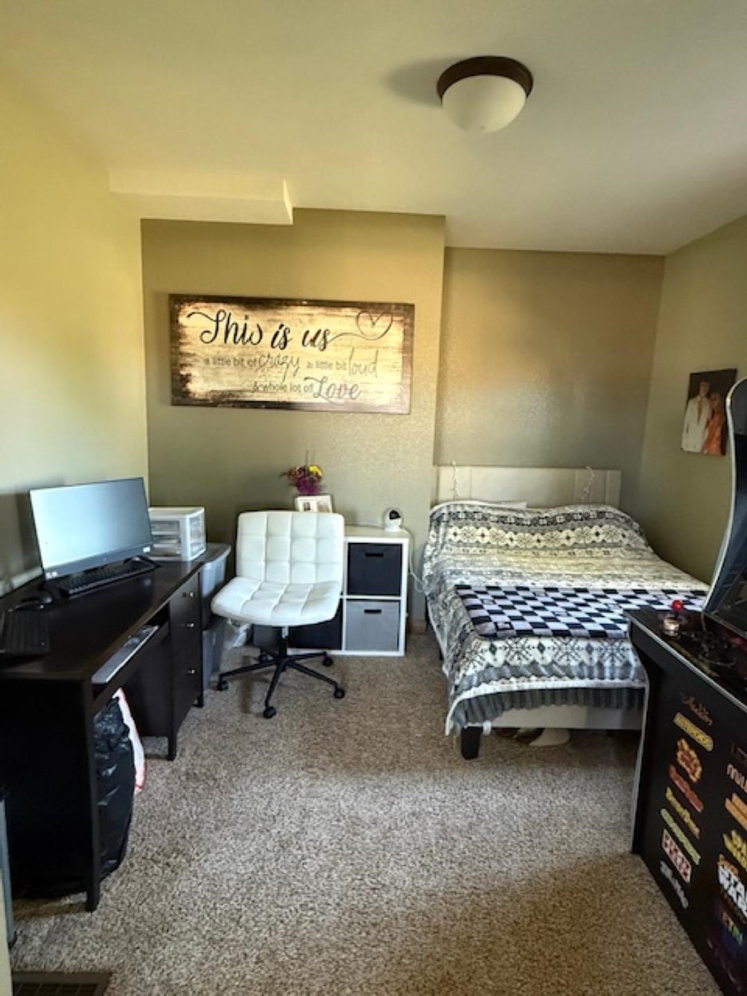 312 East Buckeye Road Dakota, IL 61018 - Photo 21 of 38 a bedroom with a bed and a desk