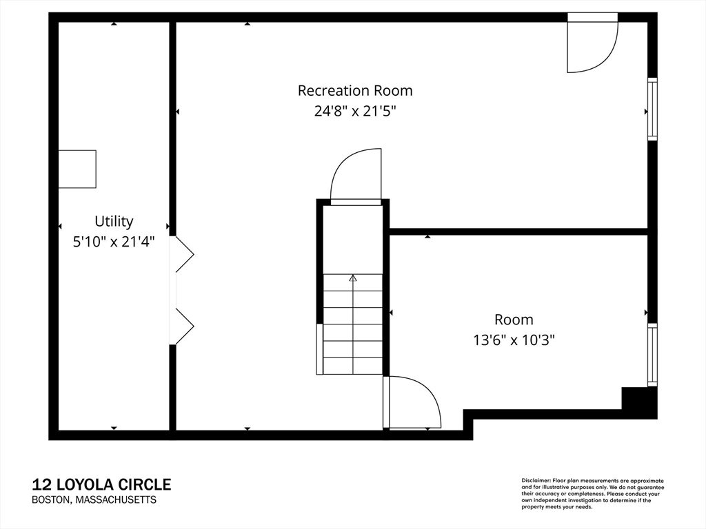12 Loyola Circle Boston, MA 02132 - Photo 26 of 29 a picture of a floor plan