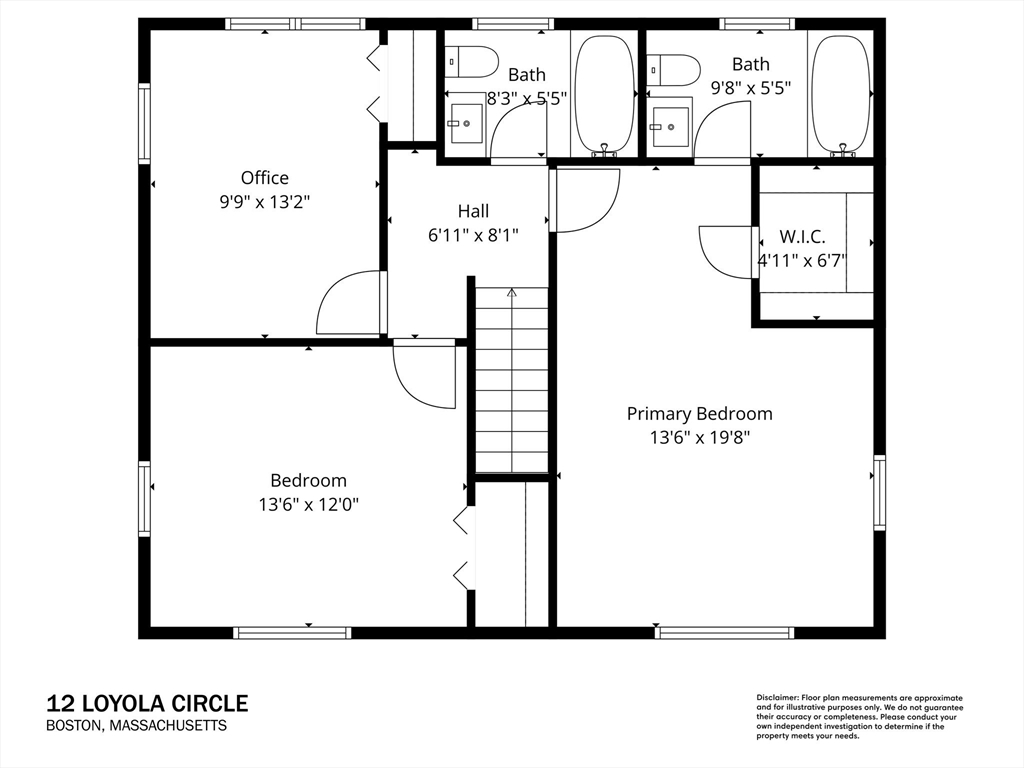 12 Loyola Circle Boston, MA 02132 - Photo 28 of 29 a picture of a wall with a white and white photo