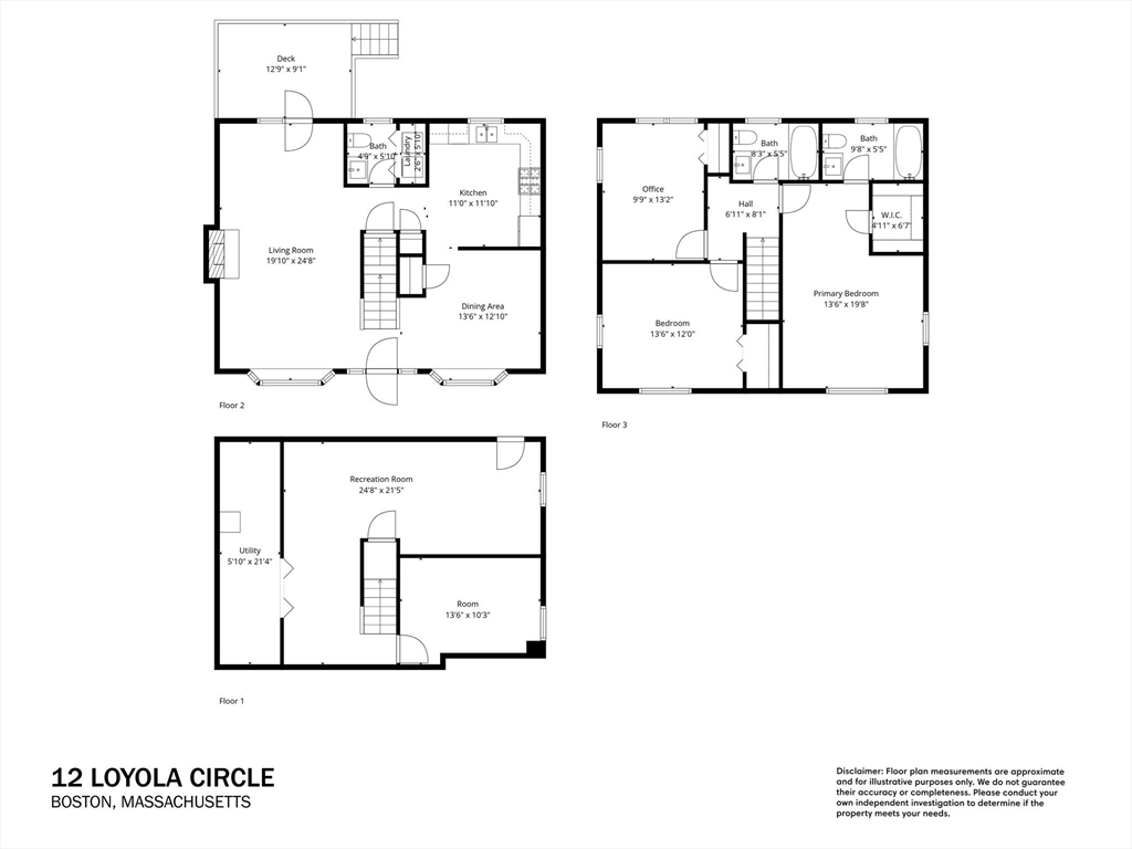 12 Loyola Circle Boston, MA 02132 - Photo 29 of 29 a picture of a room with a white wall and white walls