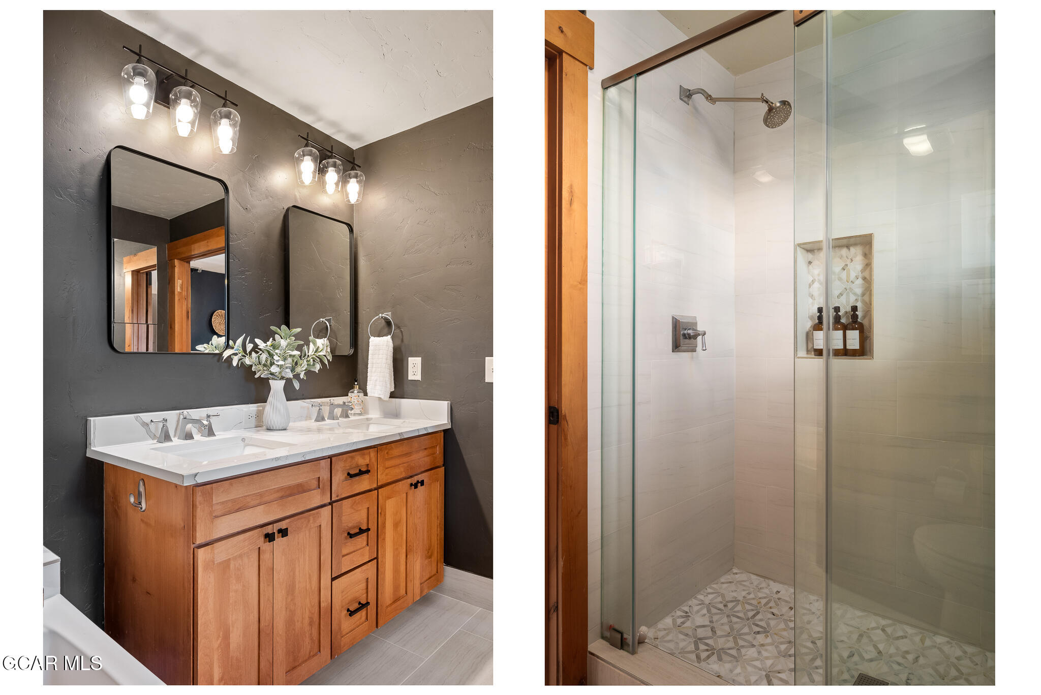 4 Rifle Shot Trail Fraser, CO 80442 - Photo 17 of 47 a spacious bathroom with a shower sink and mirror