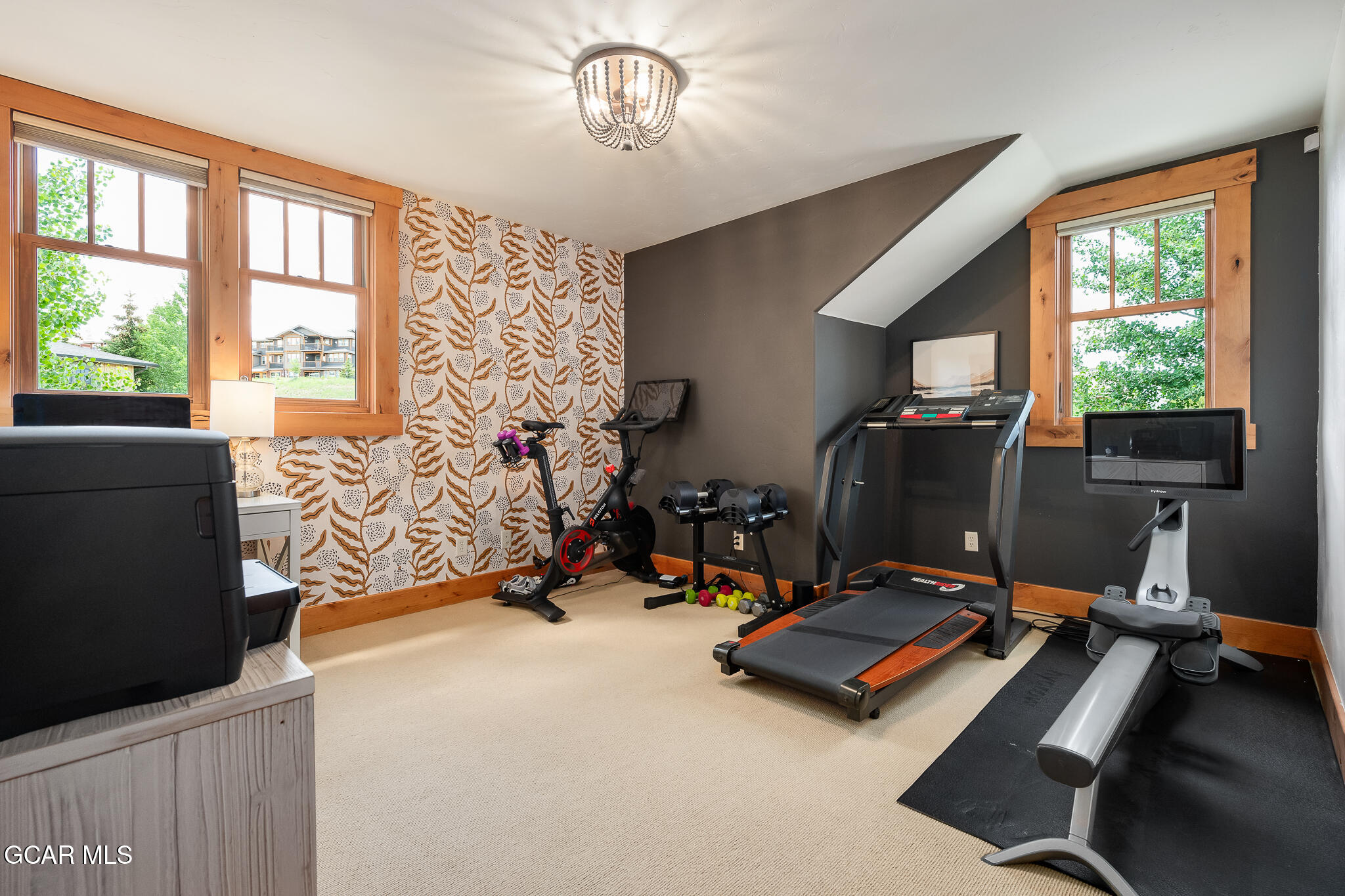 4 Rifle Shot Trail Fraser, CO 80442 - Photo 24 of 47 a room with gym equipment and a large window