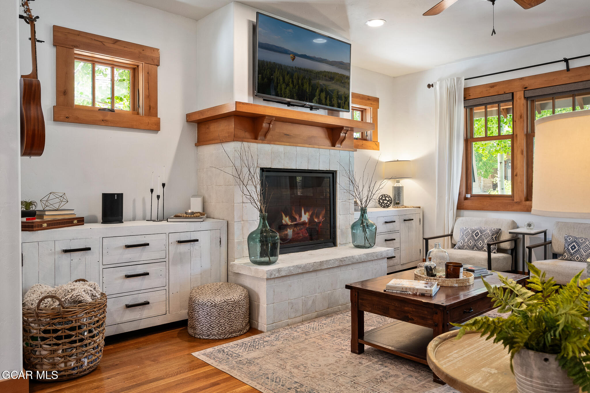 4 Rifle Shot Trail Fraser, CO 80442 - Photo 4 of 47 a living room with furniture and a fireplace