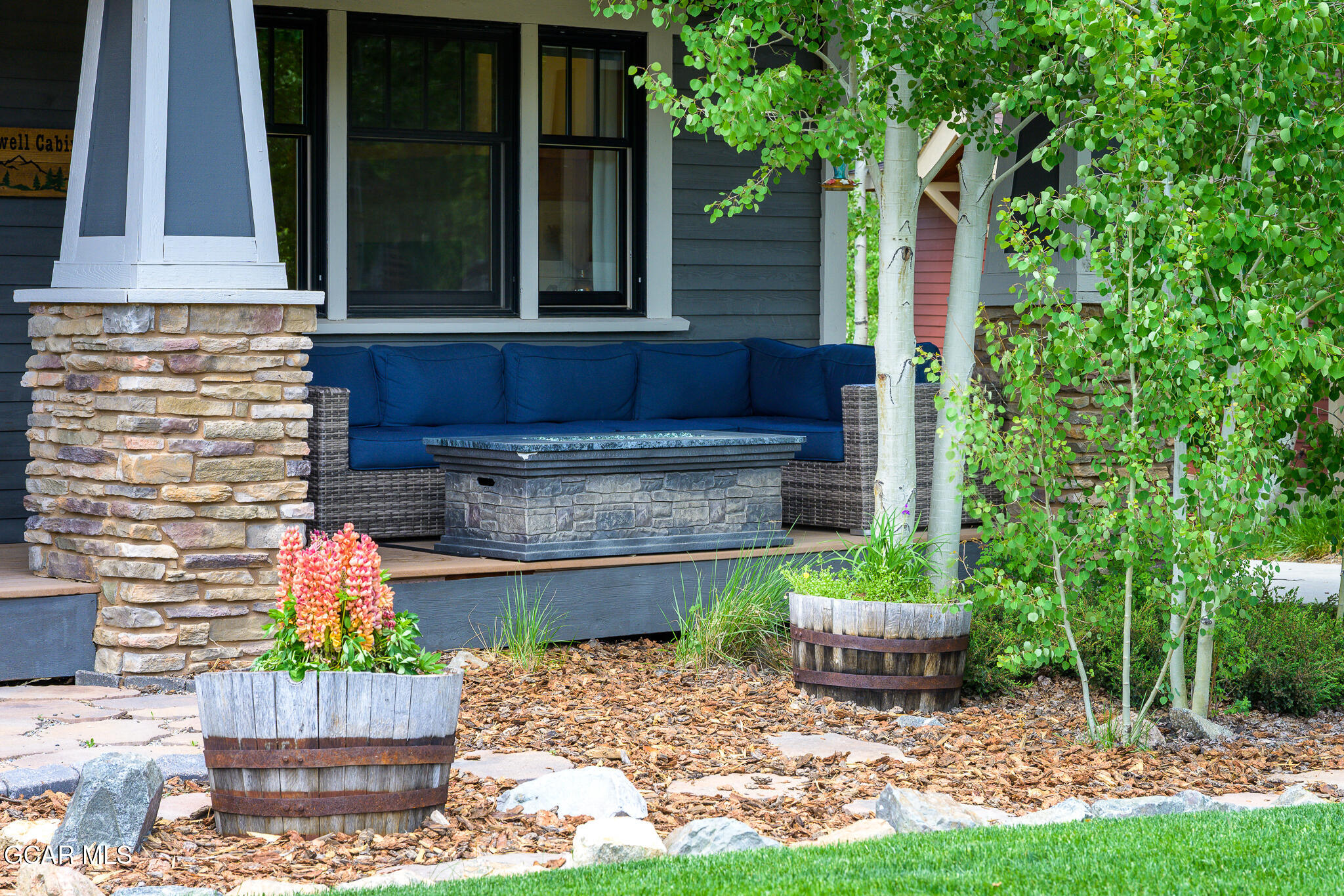4 Rifle Shot Trail Fraser, CO 80442 - Photo 46 of 47 a view of a house with backyard sitting area and garden