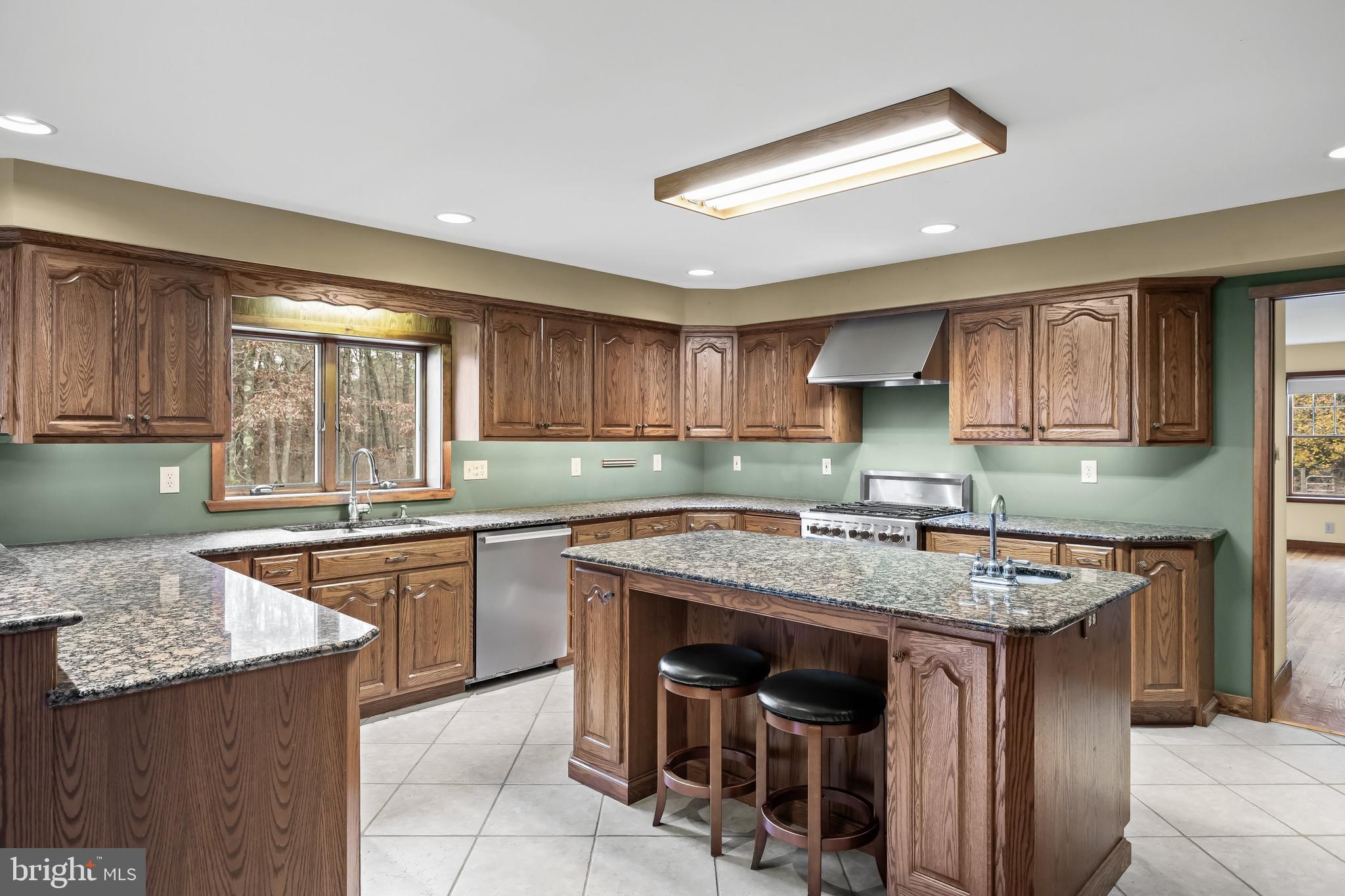 3259 Union Road Vineland, NJ 08361 - Photo 31 of 81 a kitchen with stainless steel appliances granite countertop wooden cabinets a counter top space and a sink