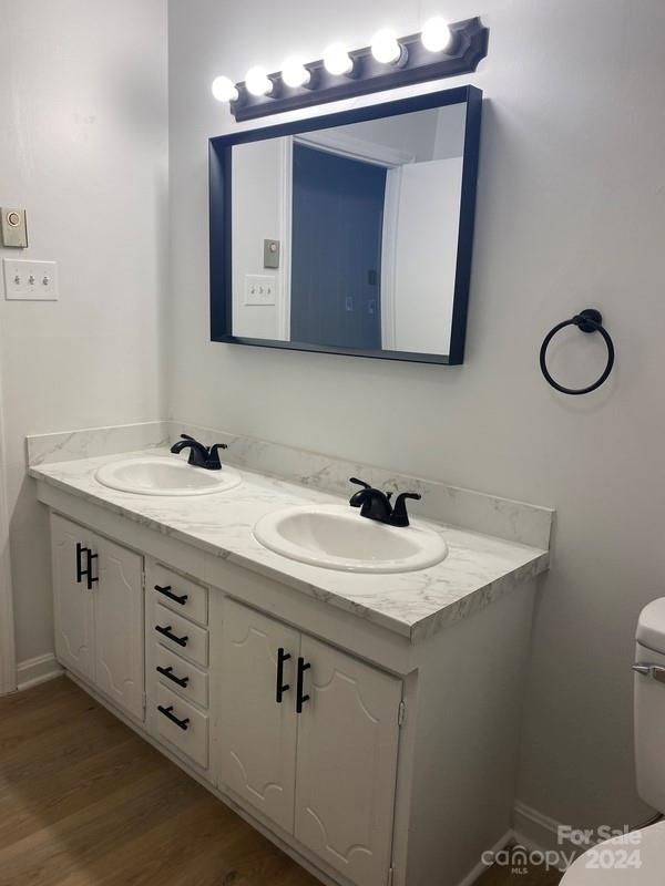 181 Spring Garden Avenue Kannapolis, NC 28081 - Photo 16 of 30 a bathroom with a sink and a mirror