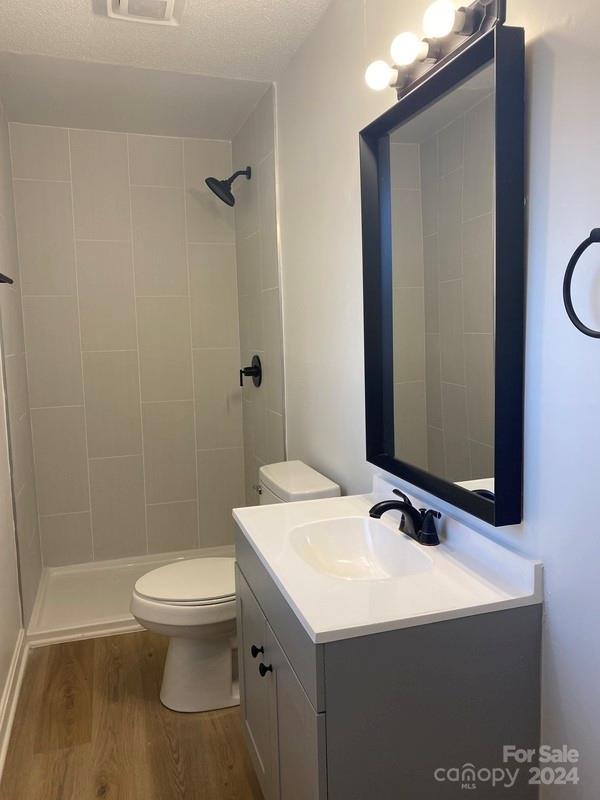 181 Spring Garden Avenue Kannapolis, NC 28081 - Photo 23 of 30 a bathroom with a sink a toilet and shower