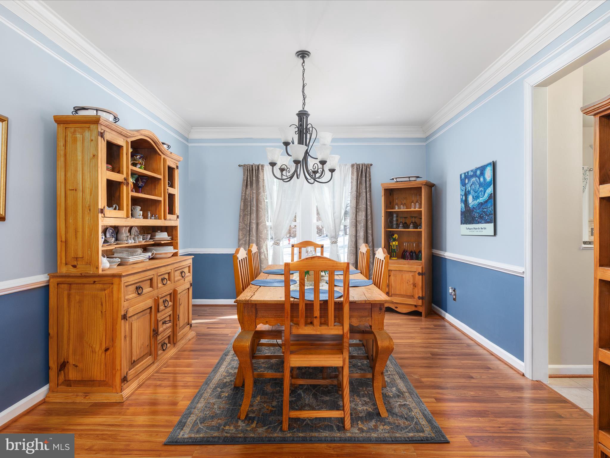 12613 Garry Glen Drive Bristow, VA 20136 - Photo 17 of 67 Formal Dining with Crown and Chair Rail Molding