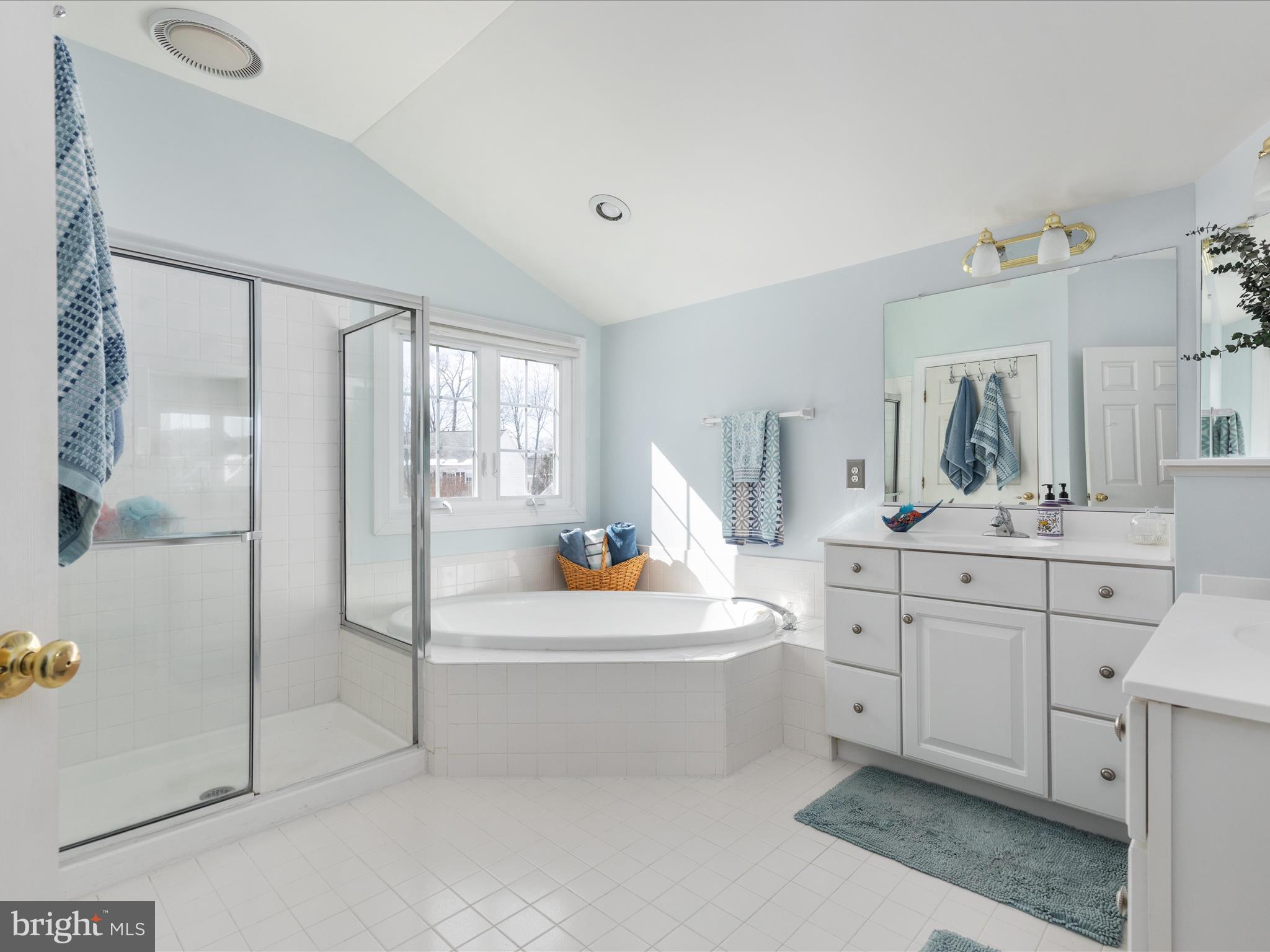 12613 Garry Glen Drive Bristow, VA 20136 - Photo 28 of 67 Primary bath with walk in shower and soaker tub