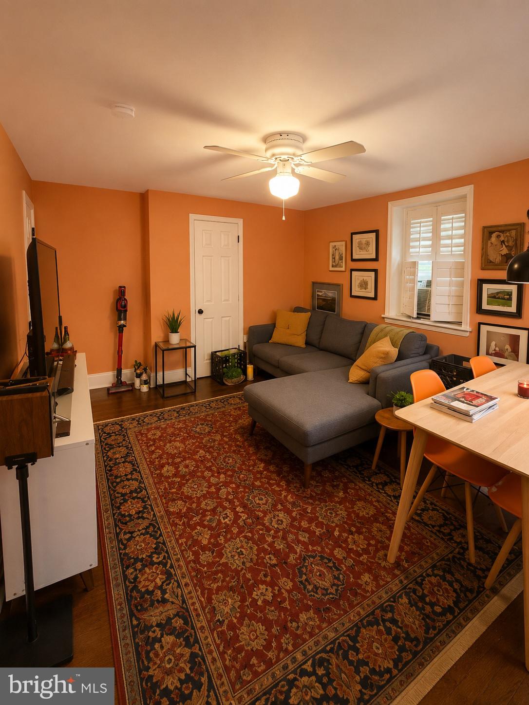 22 Balligomingo Road Conshohocken, PA 19428 - Photo 15 of 35 a living room with furniture a rug and a flat screen tv
