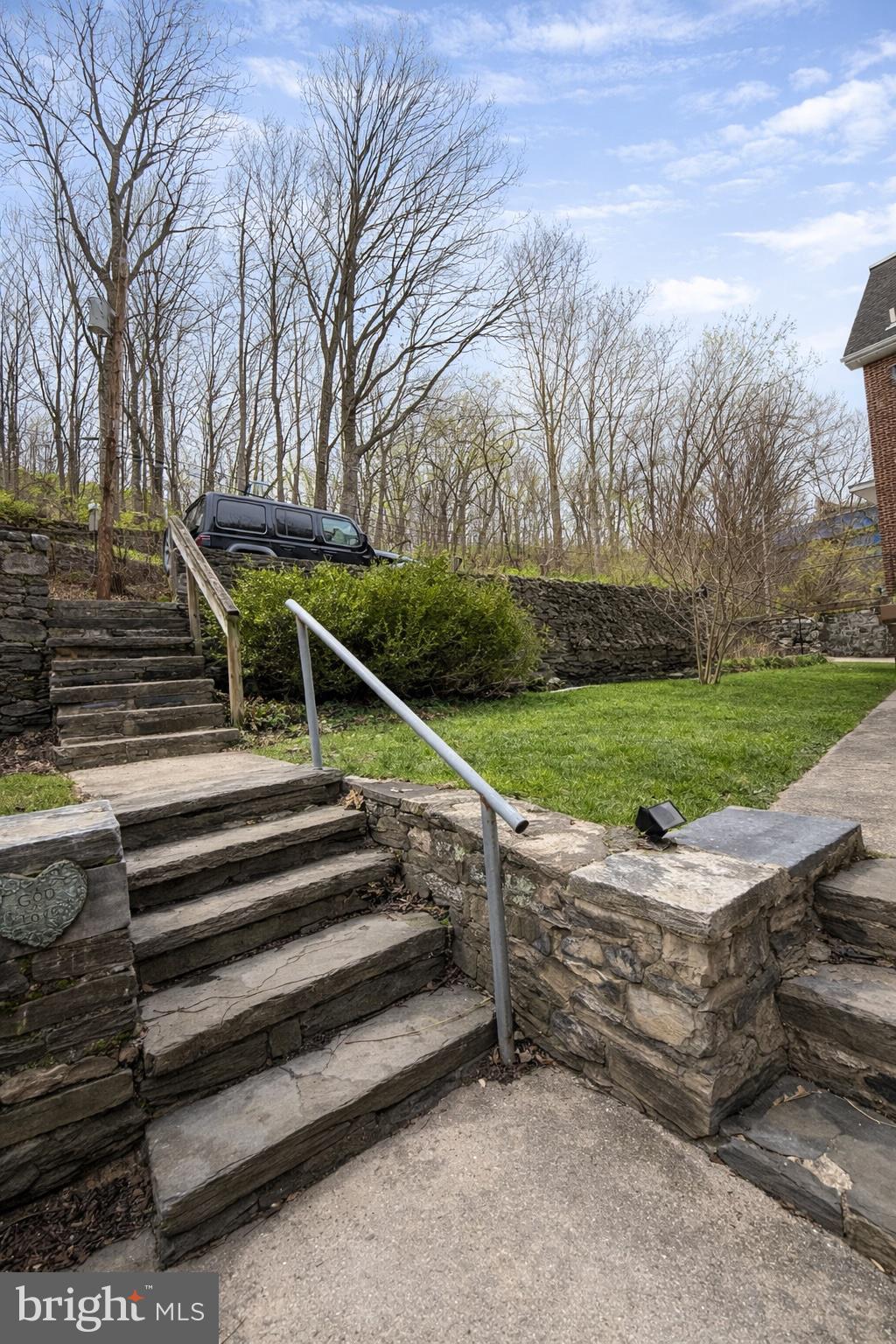 22 Balligomingo Road Conshohocken, PA 19428 - Photo 2 of 35 a view of backyard with wooden fence