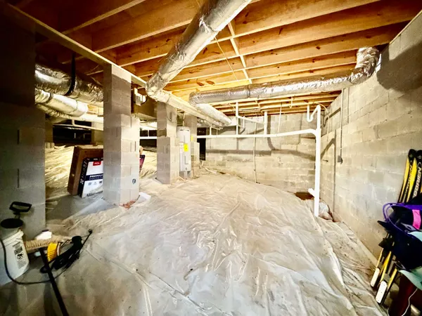 a backyard of a house