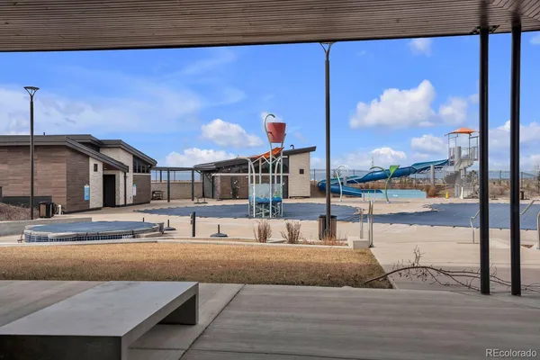 a view of a house with a outdoor space
