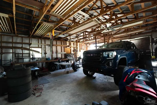 a view of car garage