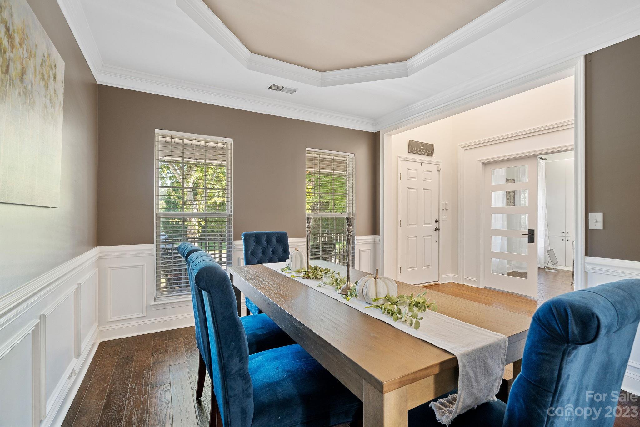 512 St George Road Fort Mill, SC 29708 - Photo 7 of 35 a view of a a dining room with furniture window and wooden floor