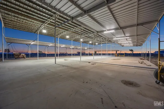 a view of a lake with a big yard