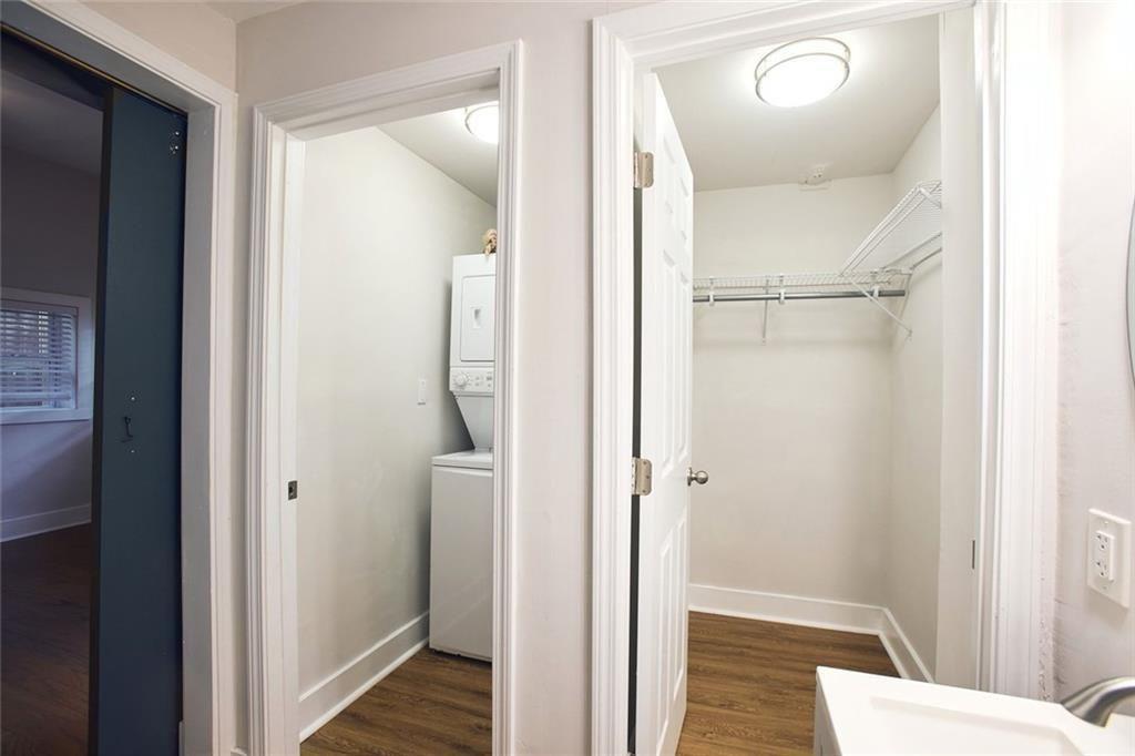 887 Myrtle Street Northeast Atlanta, GA 30309 - Photo 17 of 27 a bathroom with a shower and a toilet