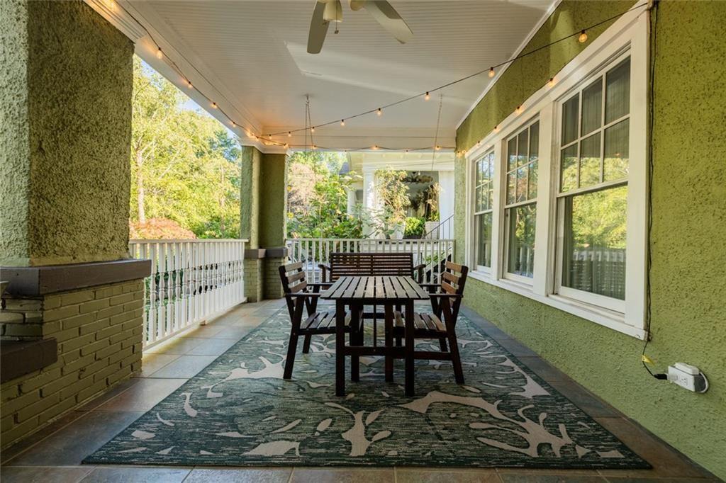 887 Myrtle Street Northeast Atlanta, GA 30309 - Photo 22 of 27 a view of a dining room with furniture window and outside view