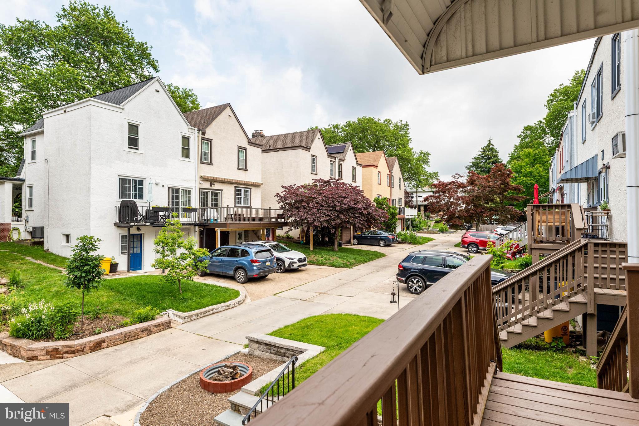 32 Chatham Road Ardmore, PA 19003 - Photo 13 of 23 a view of a white house with a yard and sitting area