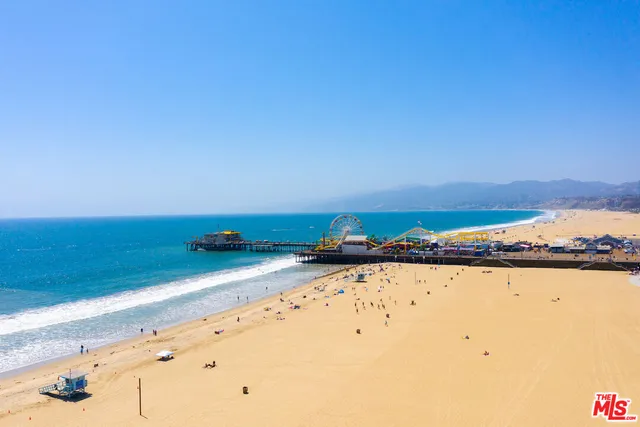 a view of beach and ocean