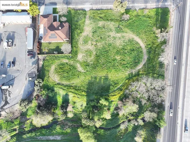 a bird view of garden