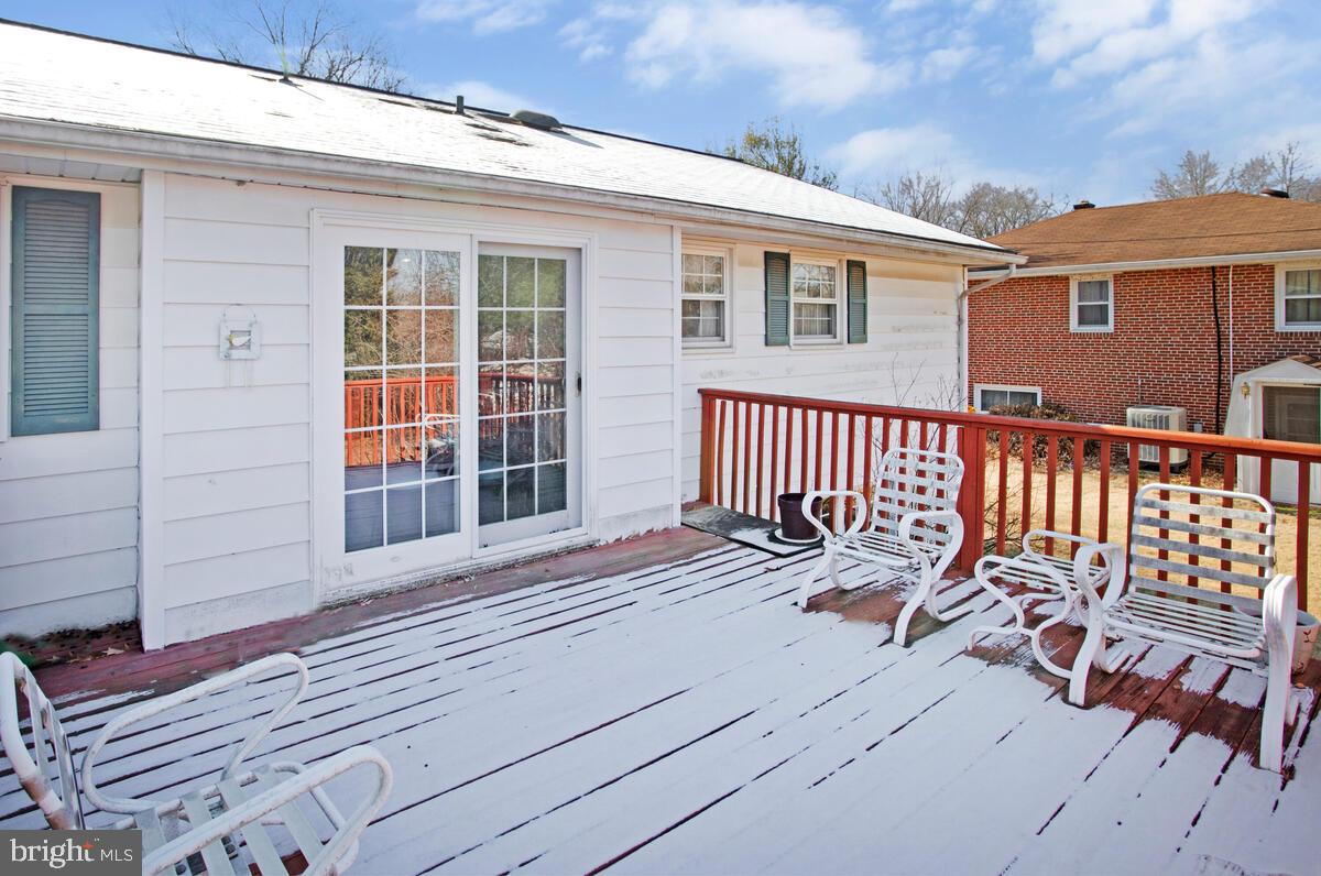 612 Fairmount Road Linthicum Heights, MD 21090 - Photo 38 of 46 a view of a house with wooden deck