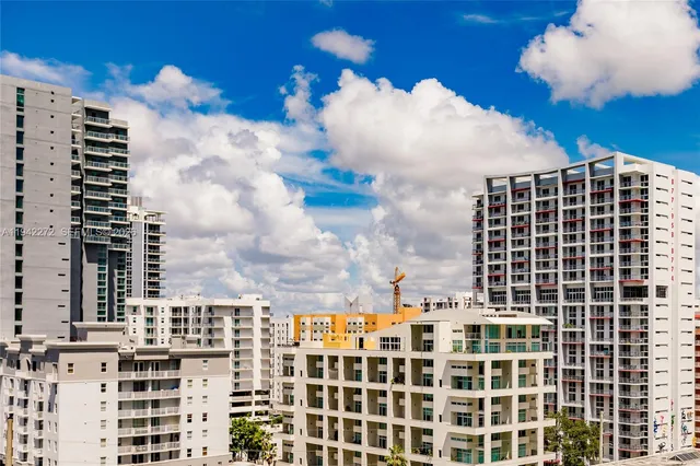 a front view of a building