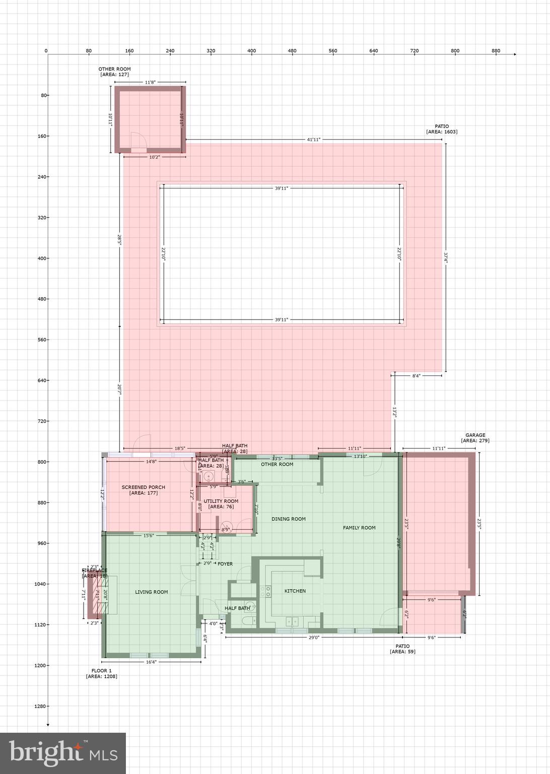 44 Victoria Circle Dover, DE 19901 - Photo 32 of 32 GLA Floor Plan