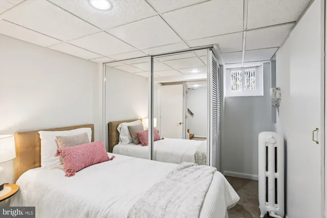 a front view of a building with entrance