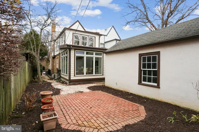 a view of a building with a street