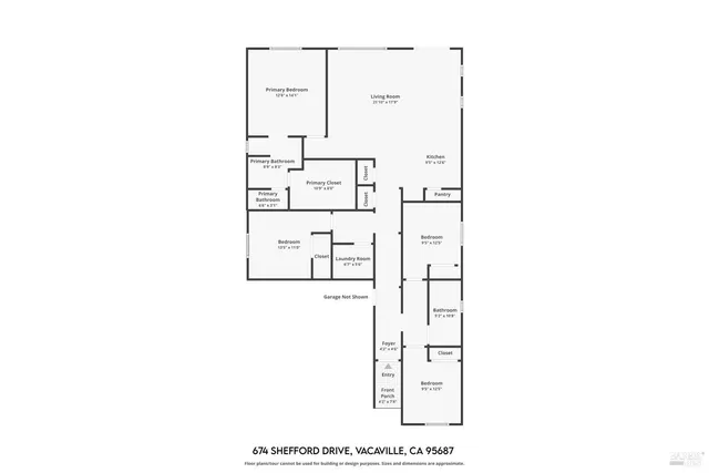 $625,000 | 674 Shefford Drive, Vacaville, CA 95687