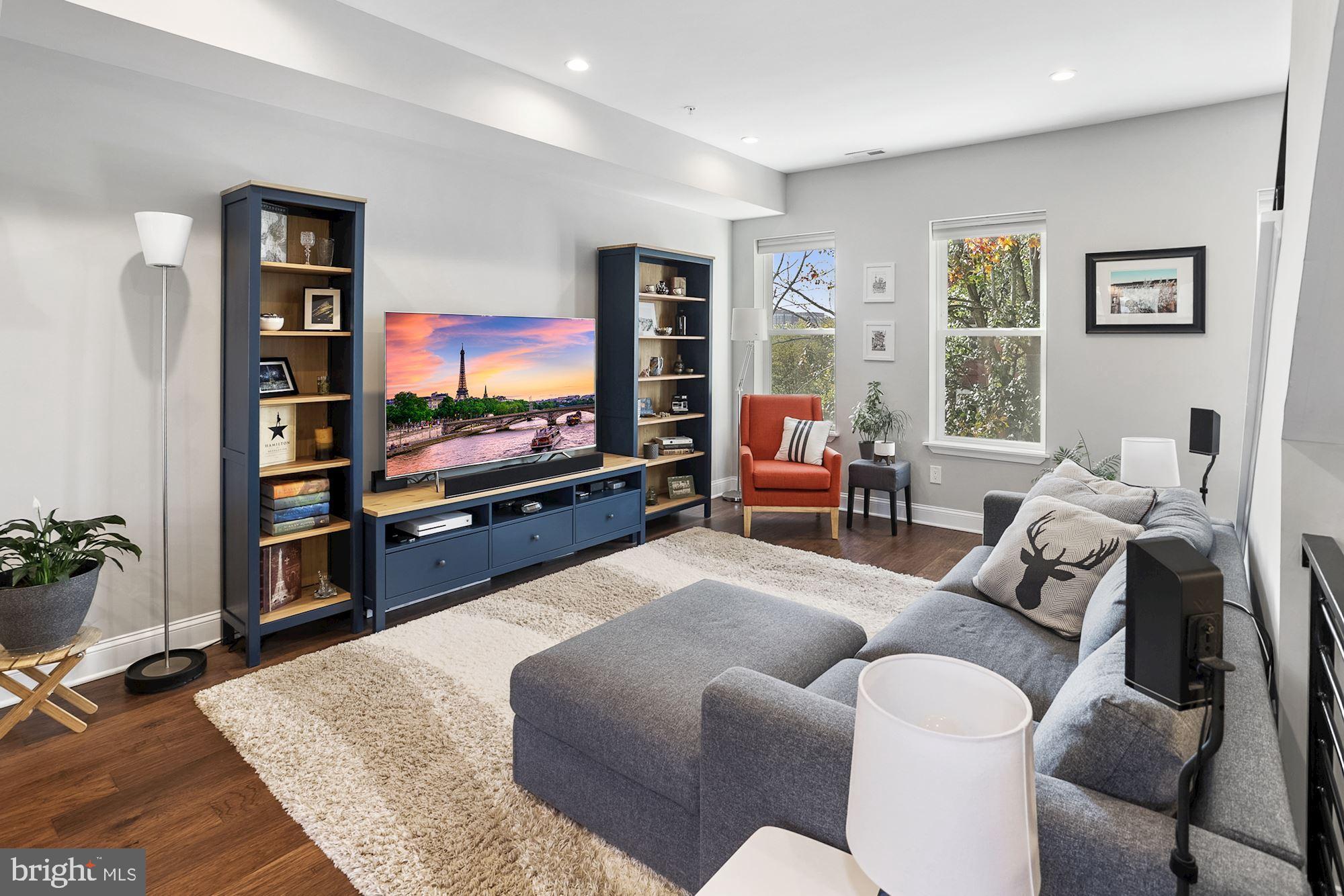 1105 7th Street Northeast, Unit 2 Washington, DC 20002 - Photo 11 of 33 Very bright living space with lots of windows!