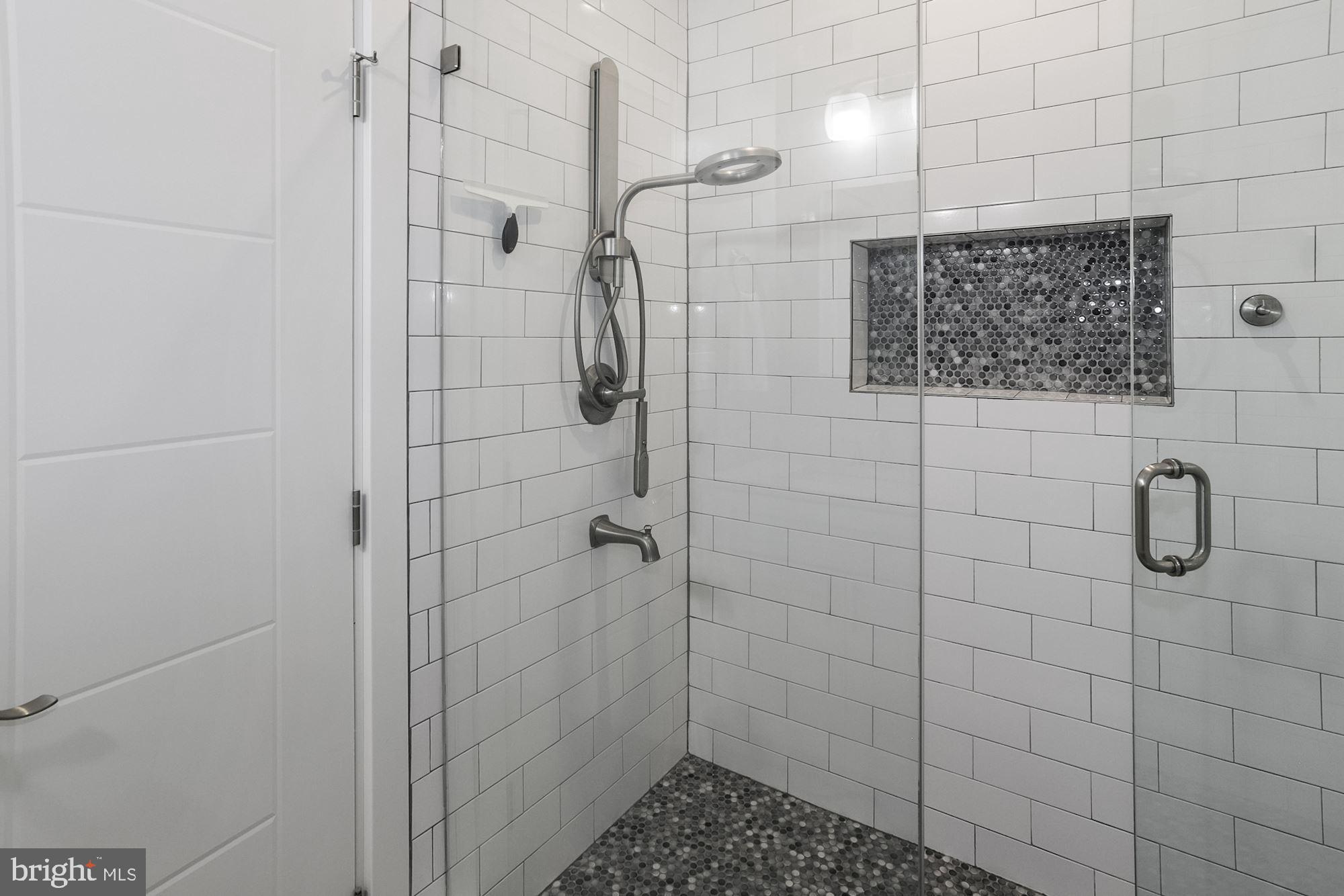 1105 7th Street Northeast, Unit 2 Washington, DC 20002 - Photo 16 of 33 Huge walk-in shower in Primary Bathroom