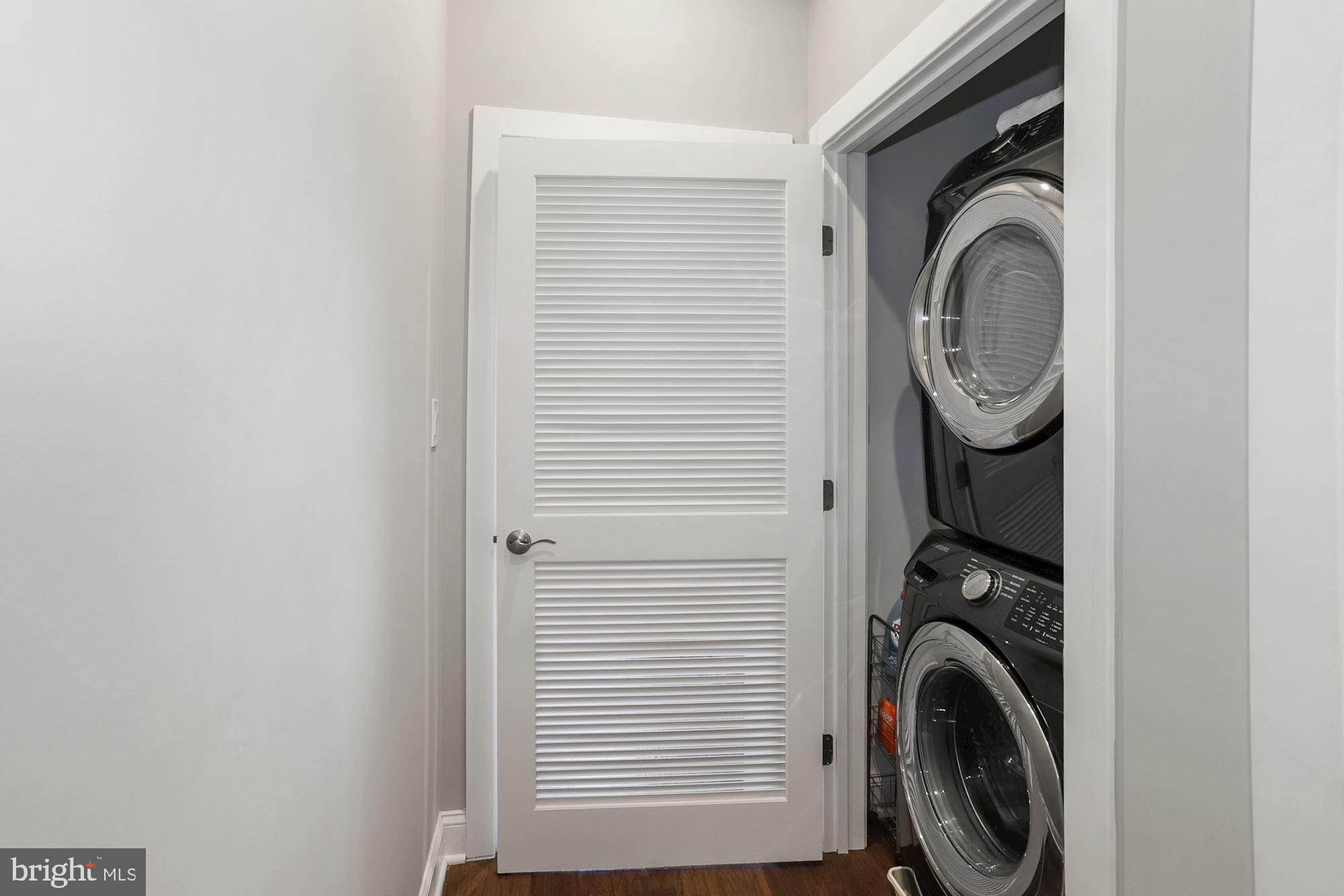 1105 7th Street Northeast, Unit 2 Washington, DC 20002 - Photo 22 of 33 Laundry right by the Bedrooms