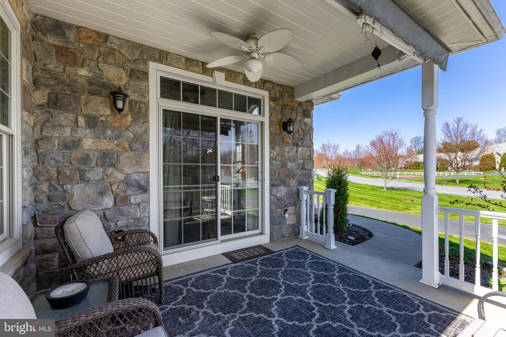 169 Quarry Street Bellefonte, PA 16823 - Photo 28 of 30 a view of a porch with furniture and a floor to ceiling window