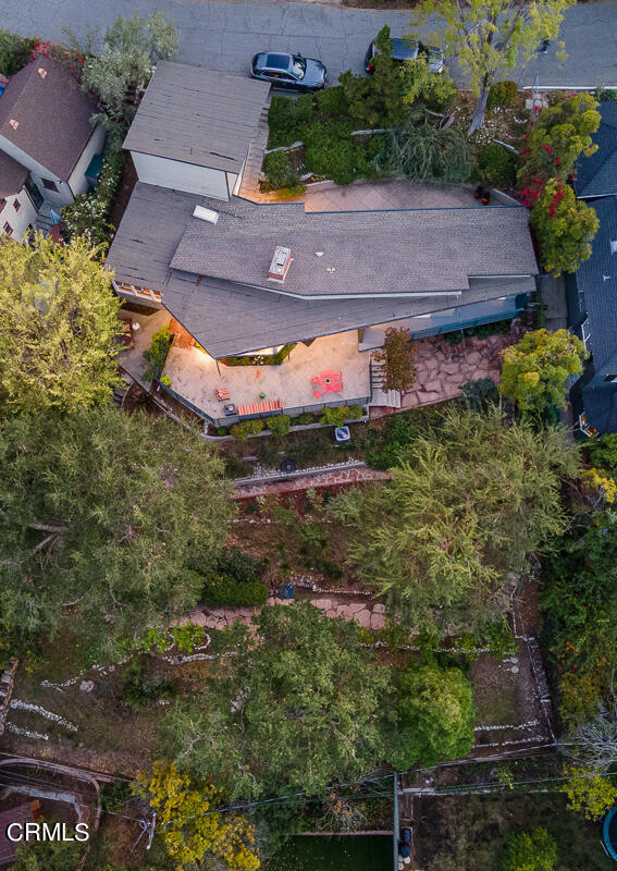 1707 Kaweah Drive Pasadena, CA 91105 - Photo 41 of 41 an aerial view of a house with a yard