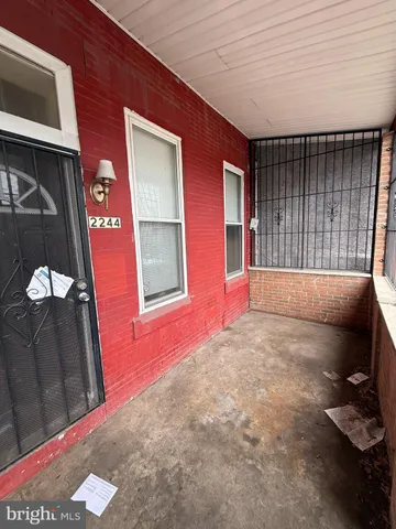 a backyard of a house