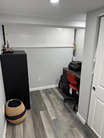 a view of empty room