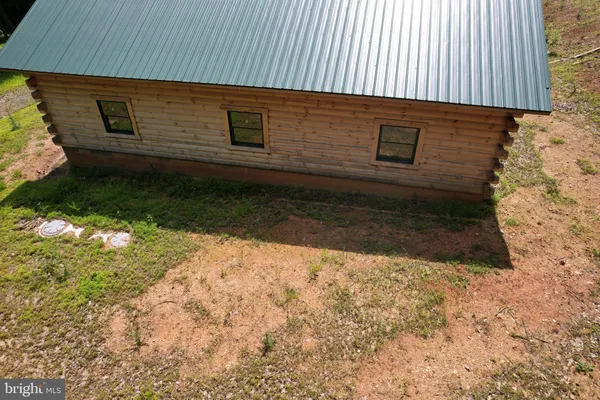 a backyard of a house