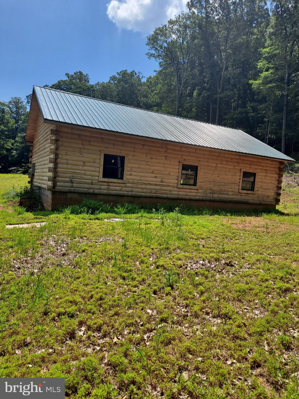 1079 Little Mountain Road Cabins, WV 26855 - Photo 7 of 50 a backyard of a house with lots of green space