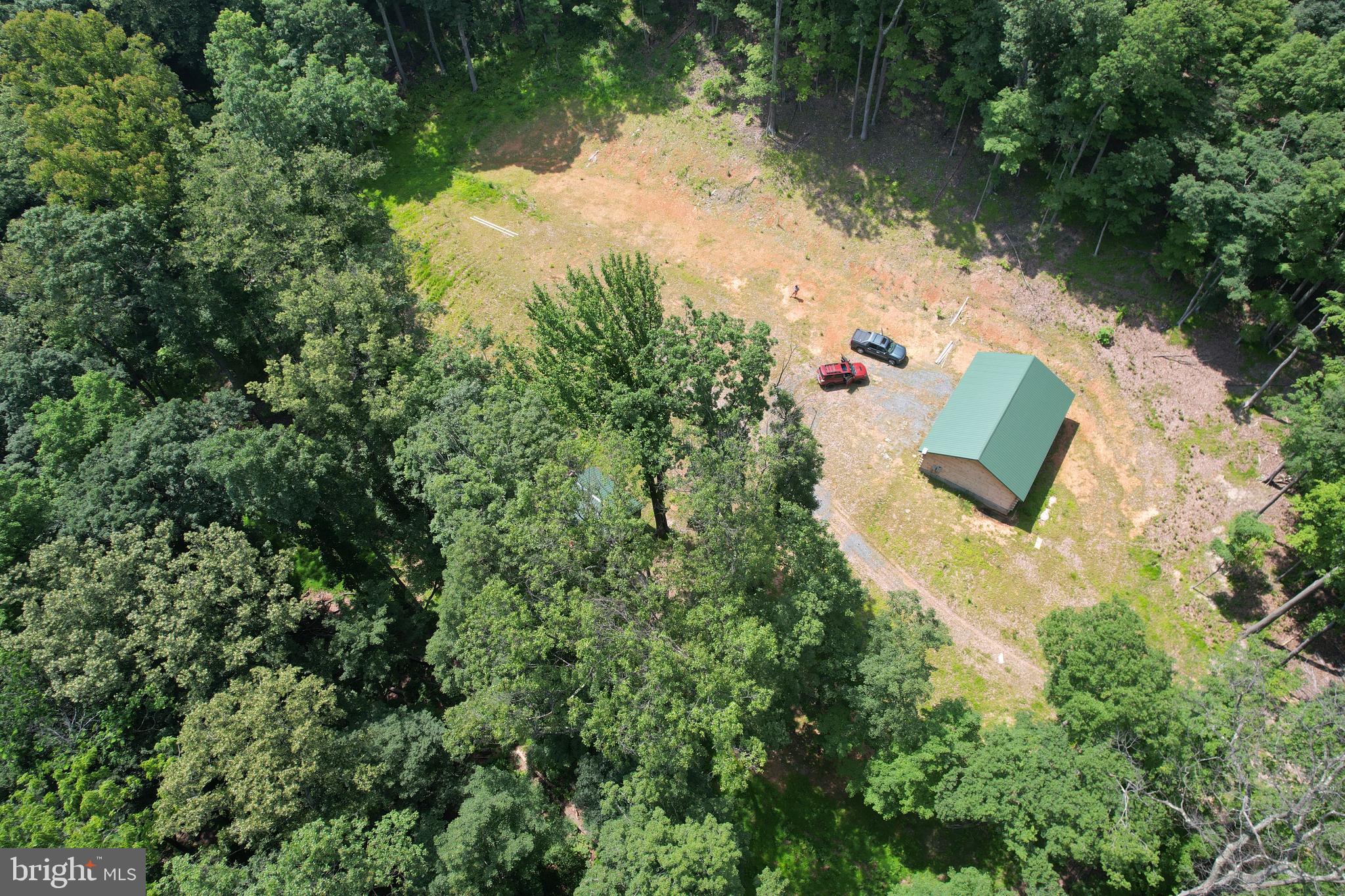 1079 Little Mountain Road Cabins, WV 26855 - Photo 9 of 50 an aerial view of residential house with outdoor space and lake view