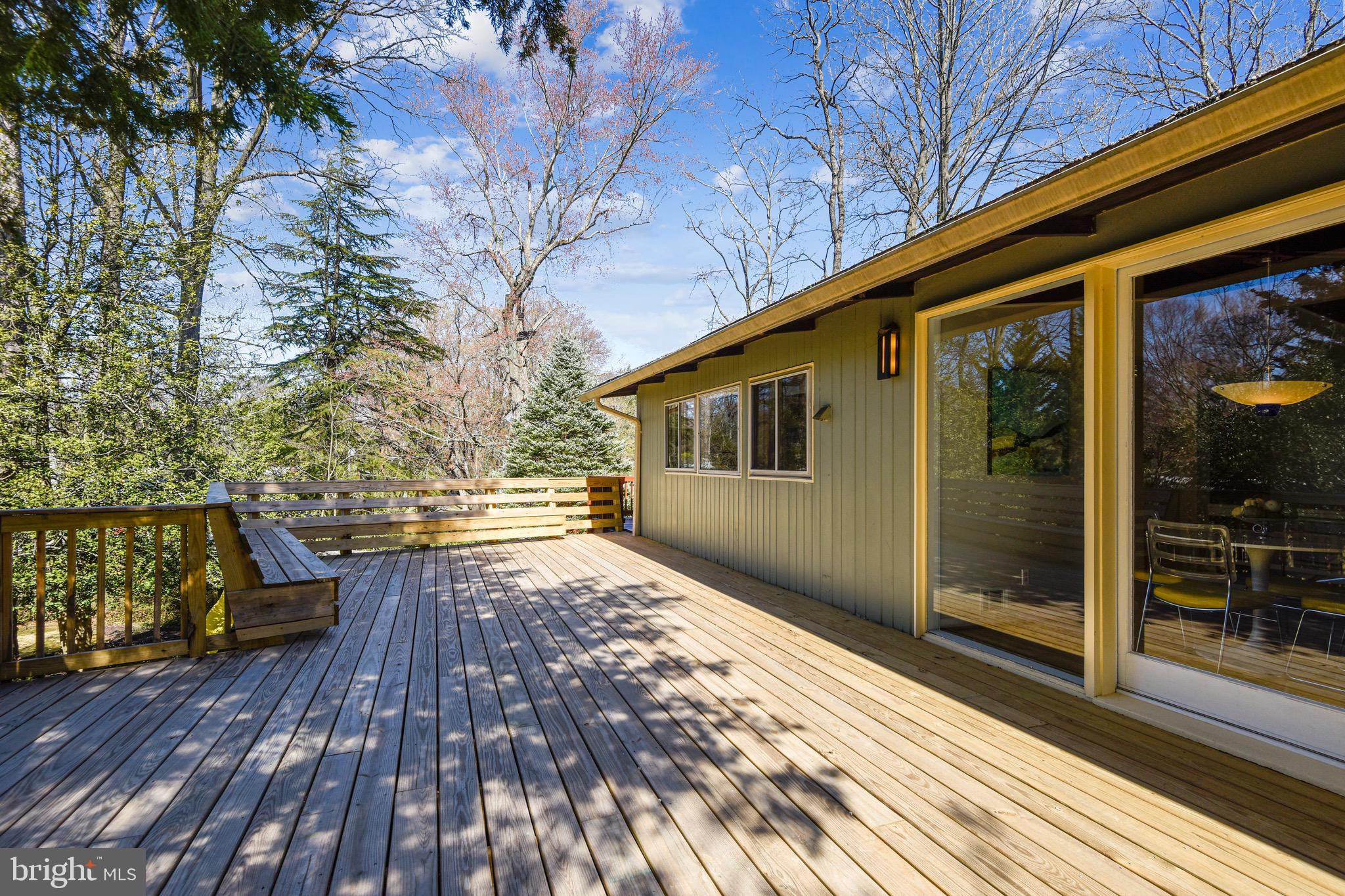 Large decks are great for entertaining.
