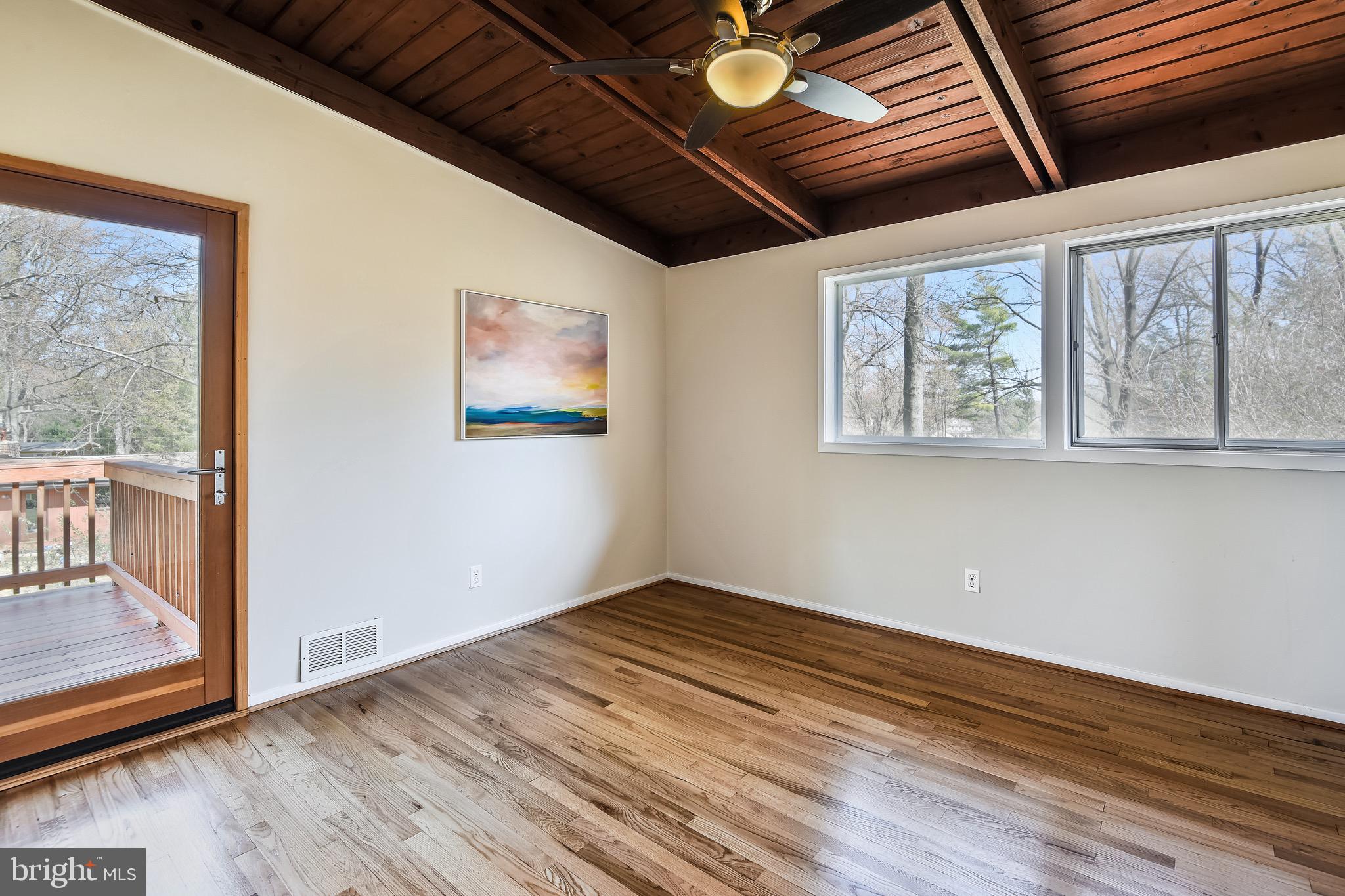 3003 Cedar Hill Road Falls Church, VA 22042 - Photo 13 of 40 Primary bedroom with private door to deck.