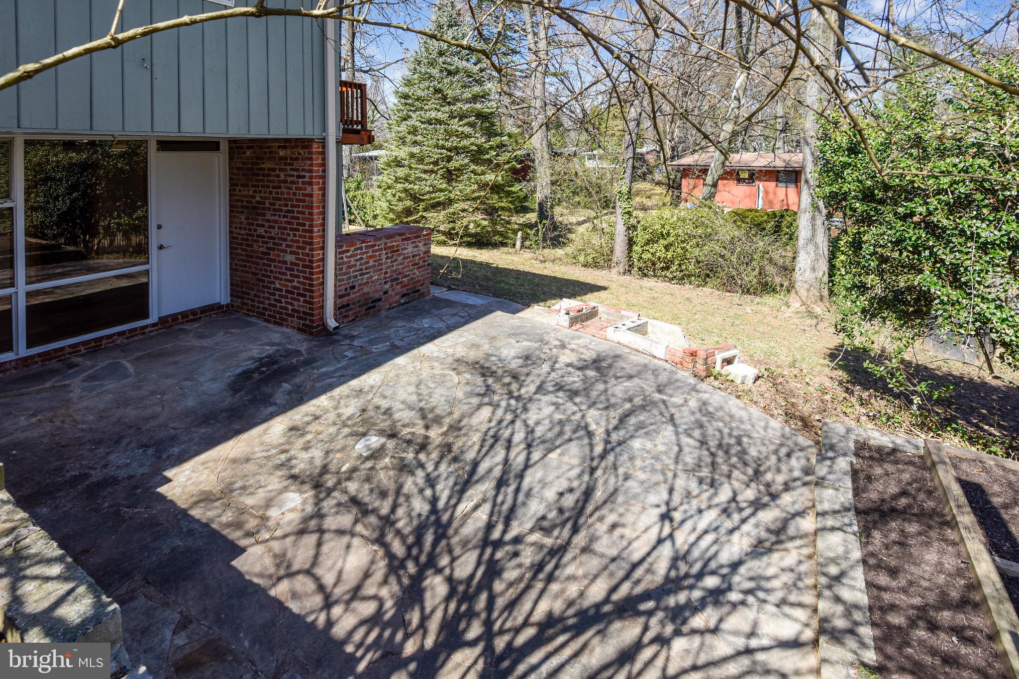 3003 Cedar Hill Road Falls Church, VA 22042 - Photo 35 of 40 Large slate patio.